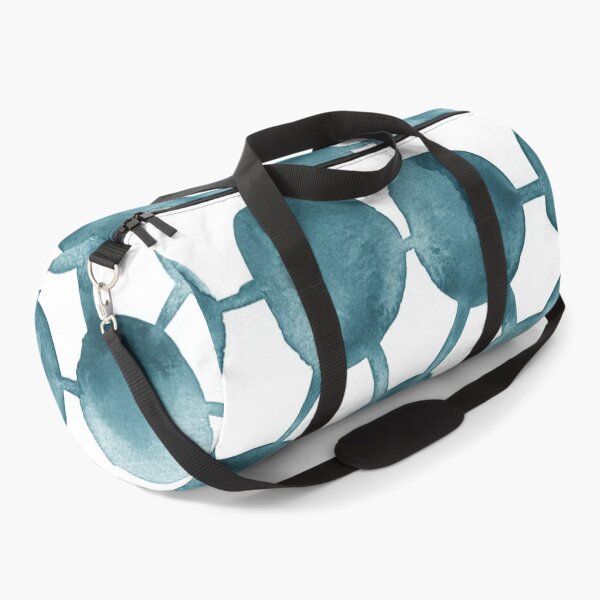 Item preview, Teal Blue Circles And Lines Abstract Watercolor designed and sold by Irina Sztukowski.