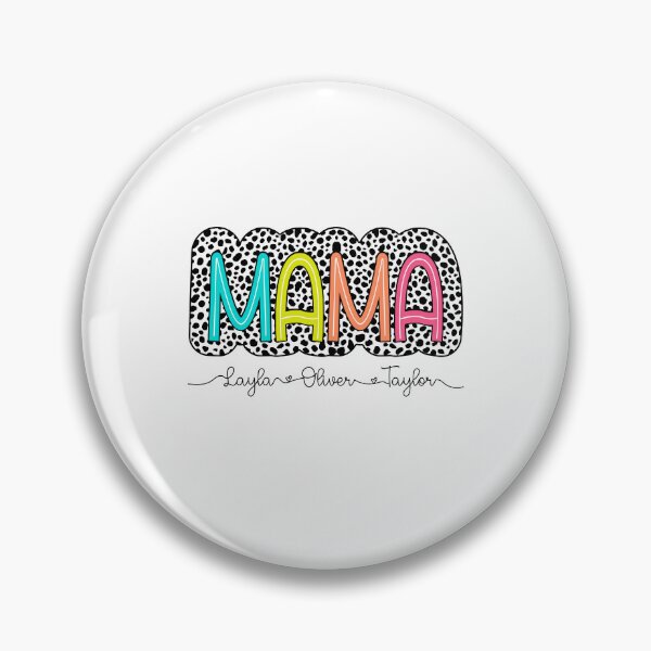 Item preview, Bright Multicolor "Mama" Typography designed and sold by Fernandink1.