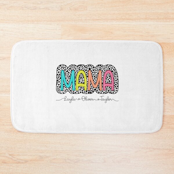 Item preview, Bright Multicolor "Mama" Typography designed and sold by Fernandink1.