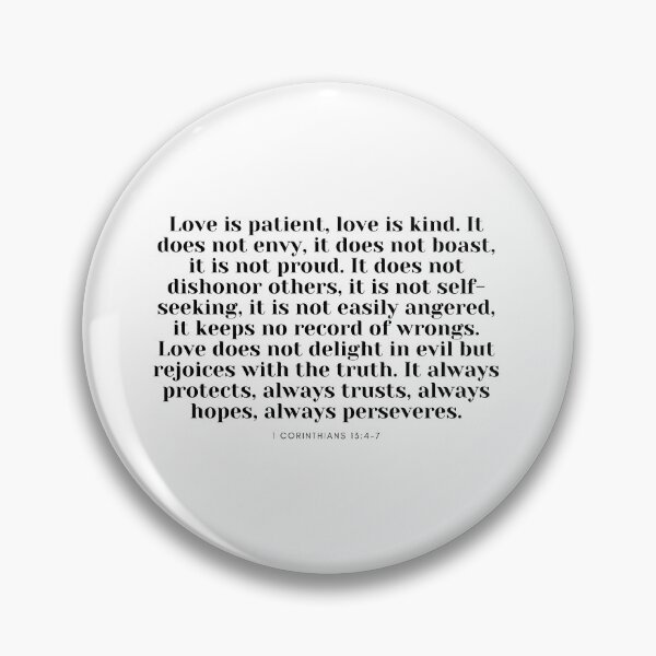 Item preview, 1 Corinthians 13:4-8 designed and sold by ridnaledesigner.