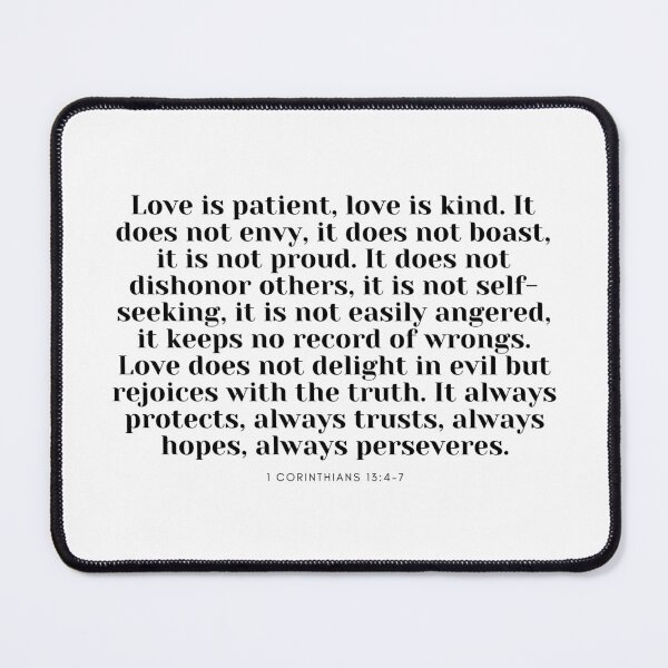 Item preview, 1 Corinthians 13:4-8 designed and sold by ridnaledesigner.