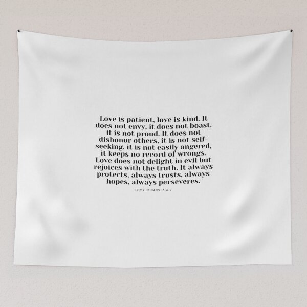 Item preview, 1 Corinthians 13:4-8 designed and sold by ridnaledesigner.