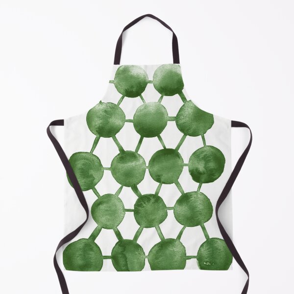 Item preview, Mossy Green Circles And Lines Abstract Watercolor designed and sold by Irina Sztukowski.