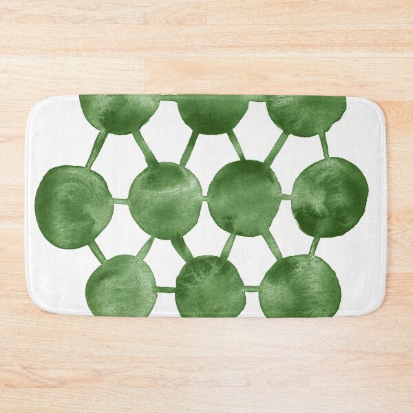 Item preview, Mossy Green Circles And Lines Abstract Watercolor designed and sold by Irina Sztukowski.