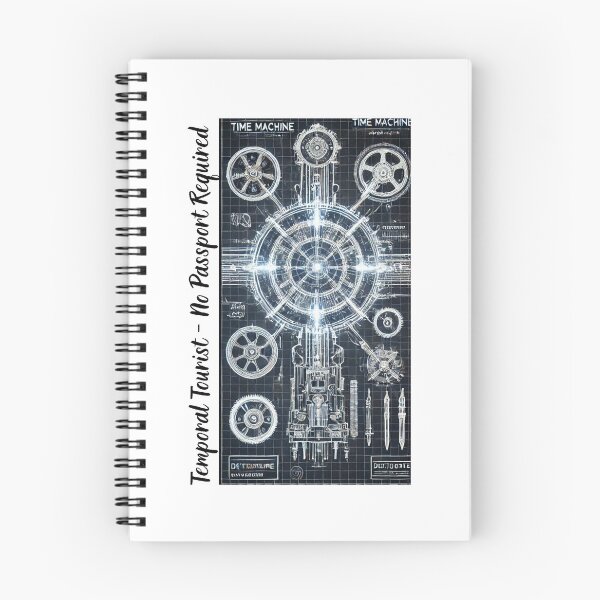Item preview, Futuristic Time Machine Blueprint designed and sold by Zuday.