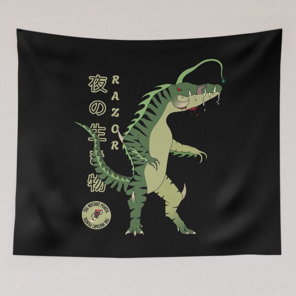 Item preview, Razor The Mutant Croc designed and sold by TheMutantPencil.