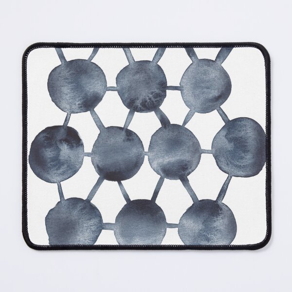 Item preview, Gray Circles And Lines Abstract Watercolor designed and sold by Irina Sztukowski.
