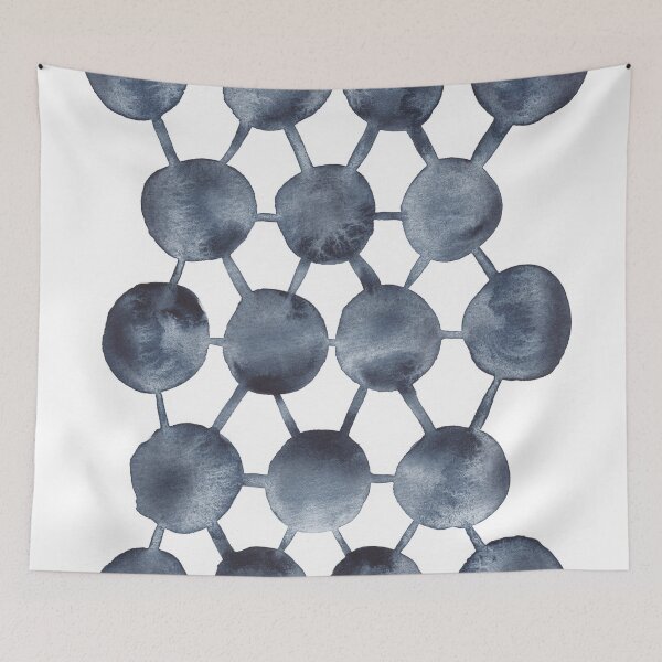 Item preview, Gray Circles And Lines Abstract Watercolor designed and sold by Irina Sztukowski.