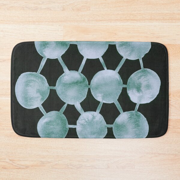 Item preview,  Gray On Black Circles And Lines Abstract Watercolor designed and sold by Irina Sztukowski.