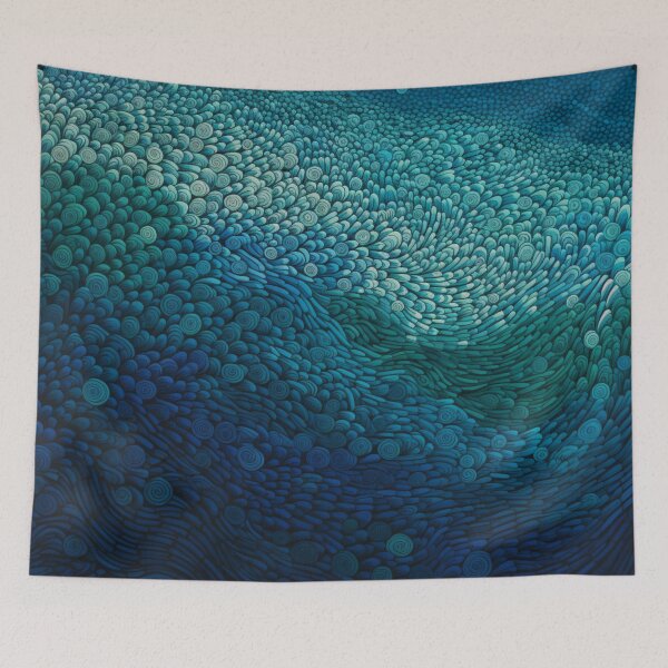 Item preview, Aboriginal Inspired Dot Art - Underwater designed and sold by GrinGalore.