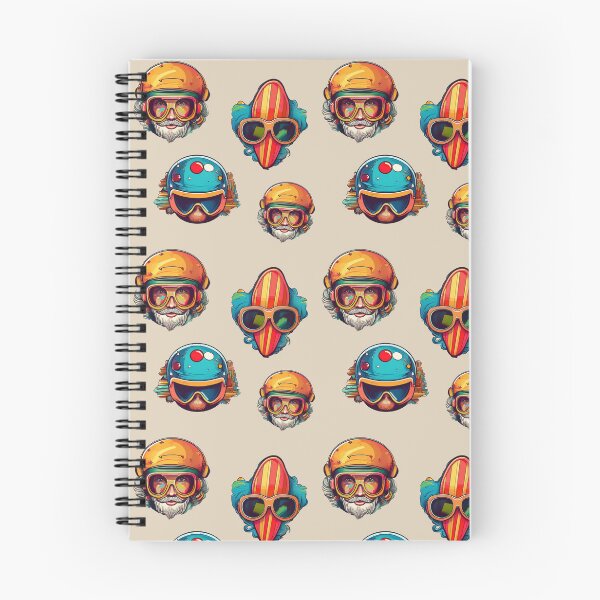 Item preview, Collest Surfing Goggles Helmet | Sticker Pattern | Retro Collection designed and sold by monkeybusiness.pt.