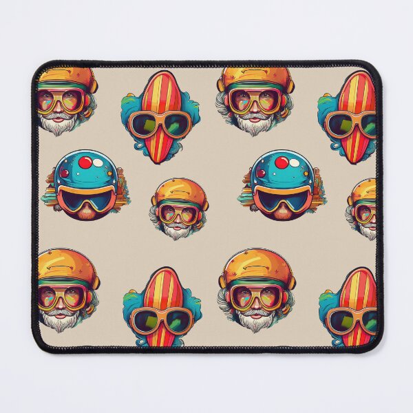 Item preview, Collest Surfing Goggles Helmet | Sticker Pattern | Retro Collection designed and sold by monkeybusiness.pt.