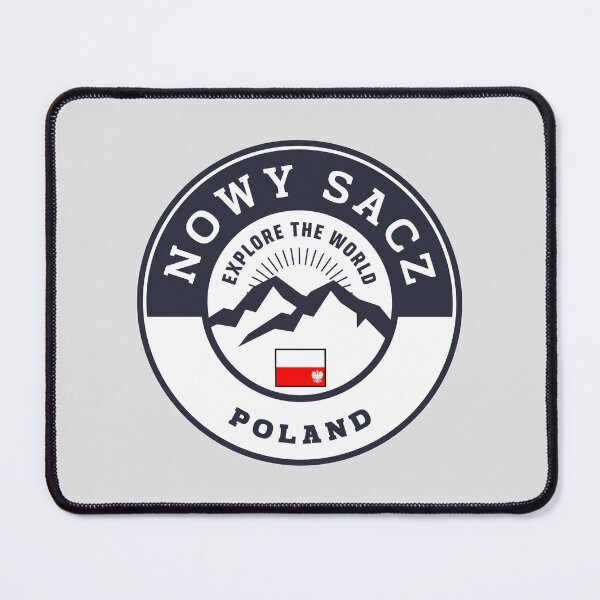 Item preview, Nowy Sacz Poland Black and White Crest designed and sold by World Designs.