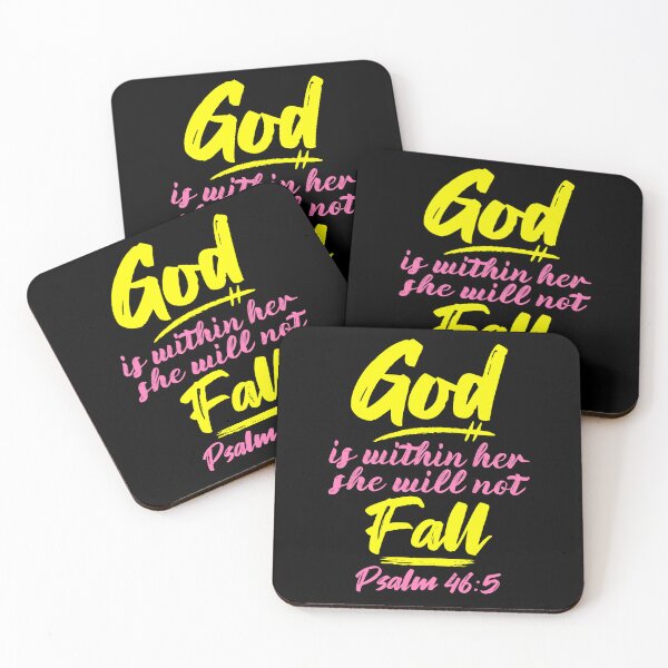 Item preview, Psalm 46:5 God Is Within Her She Will Not Fall designed and sold by plushism.