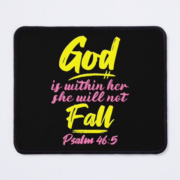 Item preview, Psalm 46:5 God Is Within Her She Will Not Fall designed and sold by plushism.