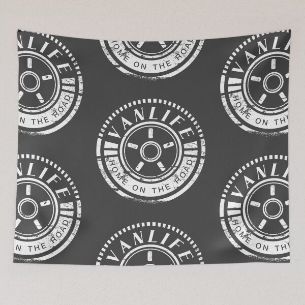 Item preview, Vanlife : Stamp - White designed and sold by robnoble.