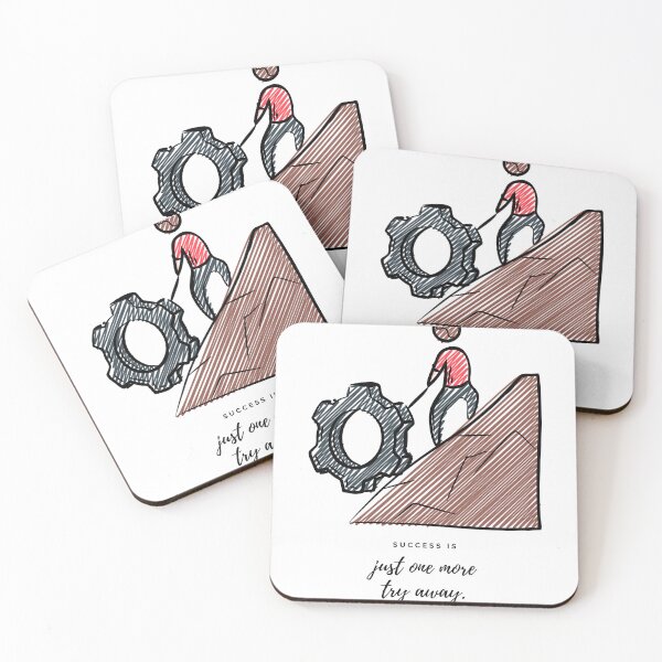 Item preview, Success is just one more try away. designed and sold by GrzesiakStudio.