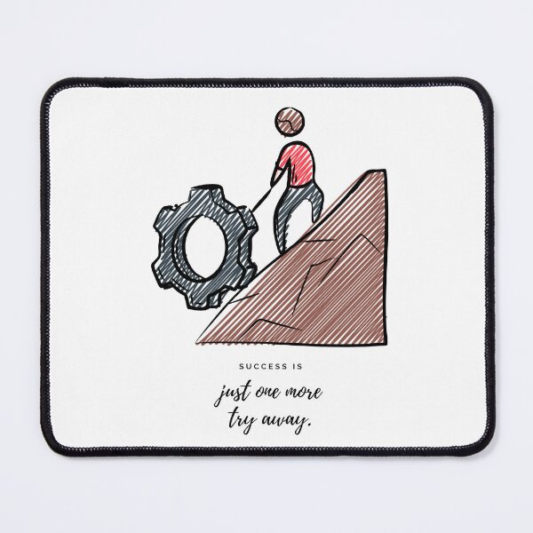 Item preview, Success is just one more try away. designed and sold by GrzesiakStudio.