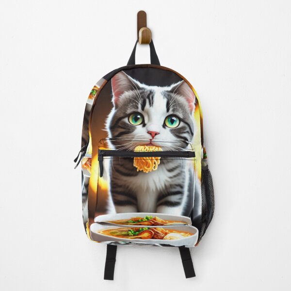 Item preview, The naughty cat eats spaghetti for dinner Designed by Ai designed and sold by Casanova7000.