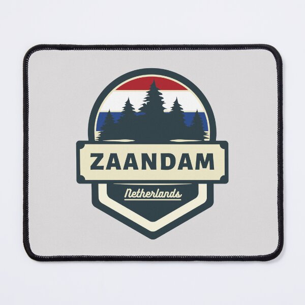 Item preview, Zaandam Netherlands Retro Vintage Badge designed and sold by World Designs.