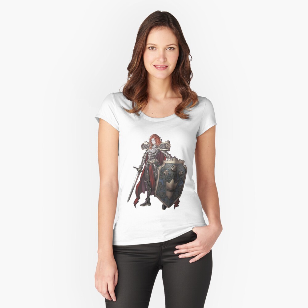 Item preview, Fitted Scoop T-Shirt designed and sold by TheLionsTower.