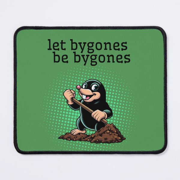 Item preview, Let bygones be bygones, bury the past, camic style little mole designed and sold by coloursforkids.