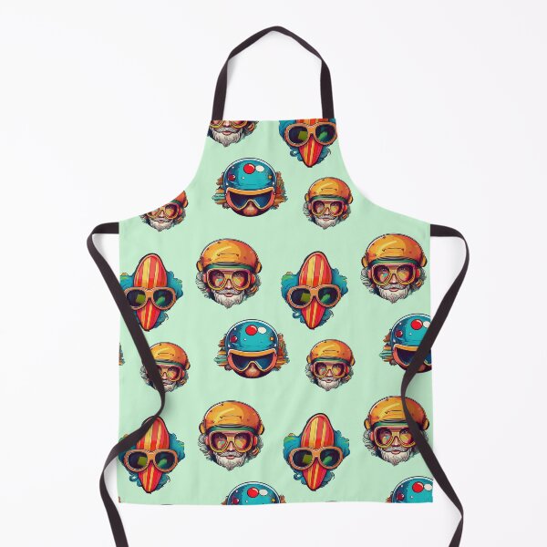 Item preview, Collest Surfing Goggles Helmet | Sticker Pattern | Retro Collection designed and sold by monkeybusiness.pt.