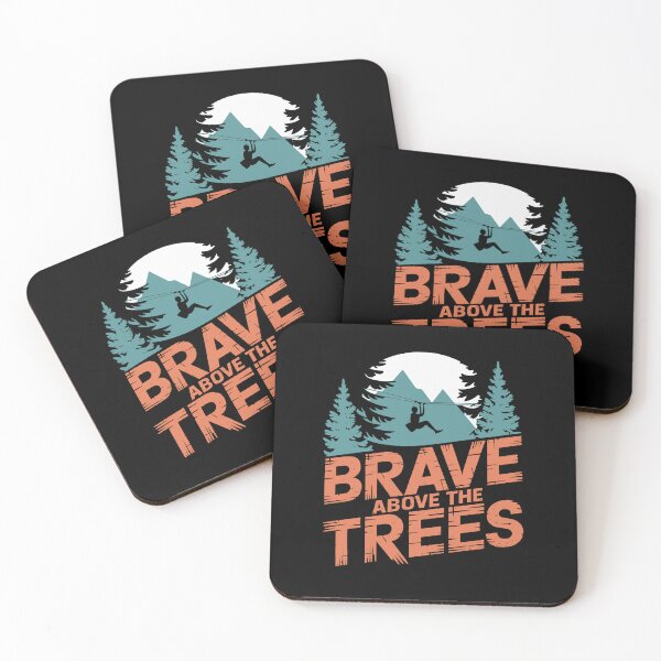 Item preview, Zipline Survivor - Brave Above The Trees designed and sold by GRABAPSHOP.