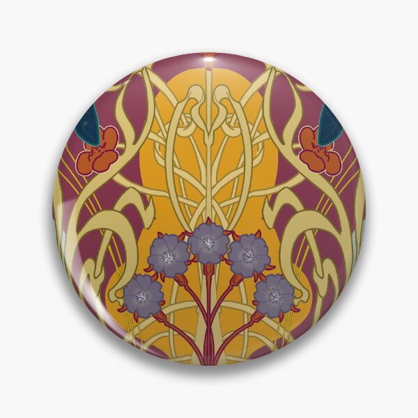 Item preview, Interlaced Flowers Art Nouveau designed and sold by JoseYeste.