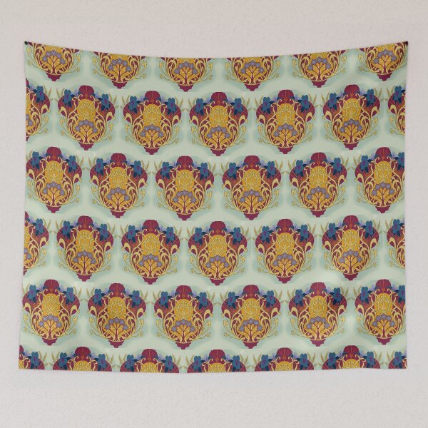 Item preview, Interlaced Flowers Art Nouveau designed and sold by JoseYeste.