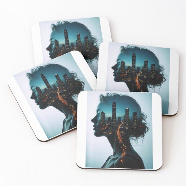Item preview, Longing and loneliness in the heart of the big city designed and sold by ArtCreator2023.