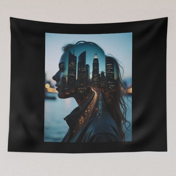 Item preview, Emotional connections in the vibrant New York skyline designed and sold by ArtCreator2023.