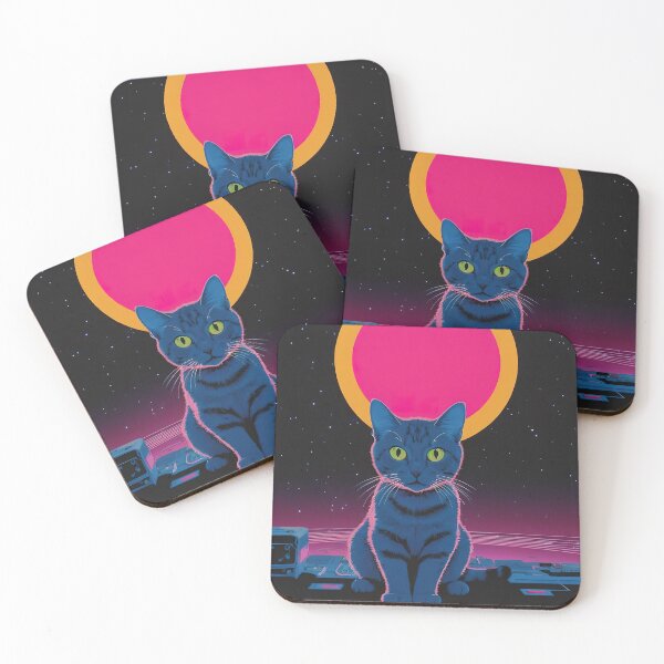 Item preview, Neon Purrfection: Pop Art Kitten designed and sold by RK - Shop.