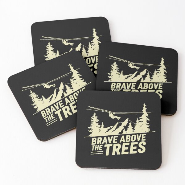 Item preview, Zipline Survivor - Brave Above The Trees designed and sold by GRABAPSHOP.