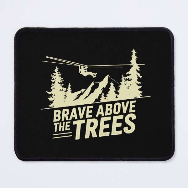 Item preview, Zipline Survivor - Brave Above The Trees designed and sold by GRABAPSHOP.