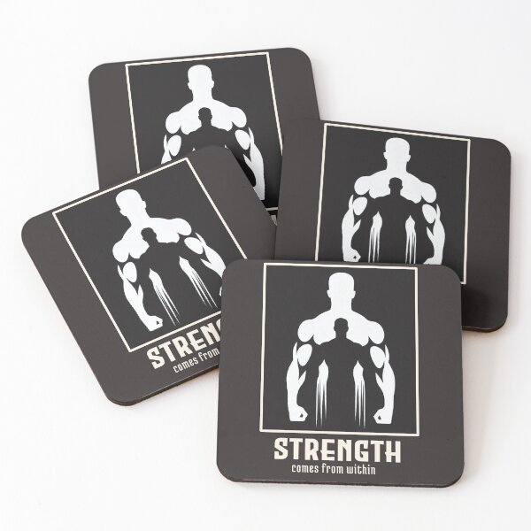 Item preview, Strength tee for gym designed and sold by Vibestudio-shop.