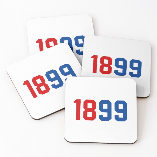 Item preview, 1899 Club Nacional red blue designed and sold by VRedBaller.