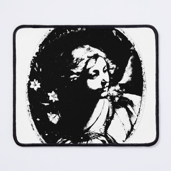 Item preview, Archangel Gabriel B/W (The Mandela Catalogue Inspired) designed and sold by TheatrumTenebrarum.