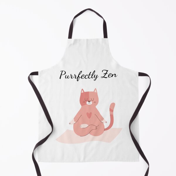 Item preview, Purrfectly Zen Cute Meditating Yoga Cat designed and sold by LovingPresence.