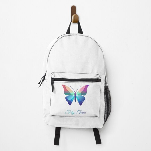 Item preview, Holographic butterfly design Y2K-inspired Fly Free designed and sold by mc-webdesign.