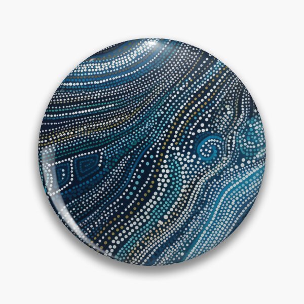 Item preview, Aboriginal Inspired Dot Art - Winter Pathways designed and sold by GrinGalore.