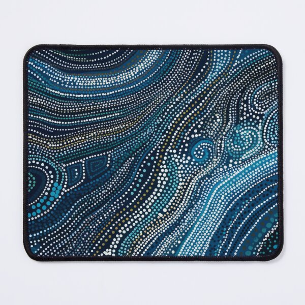 Item preview, Aboriginal Inspired Dot Art - Winter Pathways designed and sold by GrinGalore.