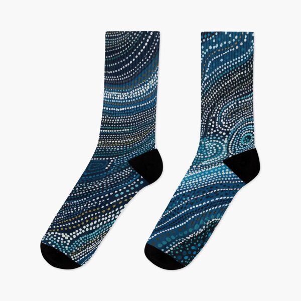Item preview, Aboriginal Inspired Dot Art - Winter Pathways designed and sold by GrinGalore.