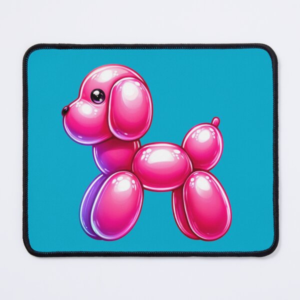 Item preview, Neon Balloon Animal Cute Pink Dog designed and sold by Happy-Place-OM.