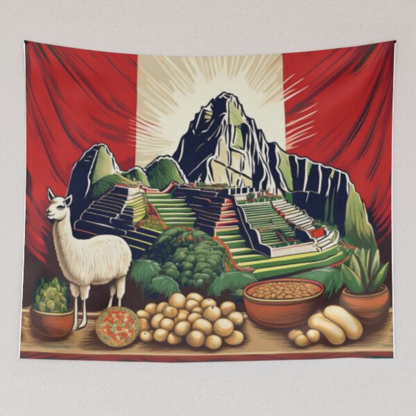 Item preview, Peruvian Heritage and Machu Picchu Artwork designed and sold by RaiyaTees.