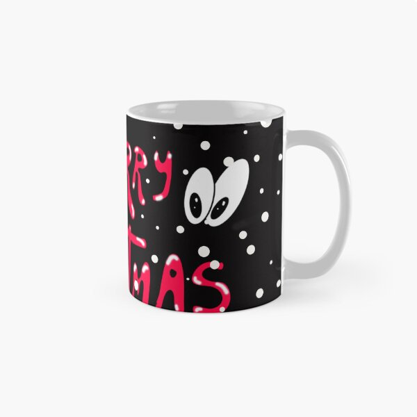 Item preview, Christmas wishes "Merry Christmas" written in a cartoon style - red and white snow. designed and sold by My-fake-places.