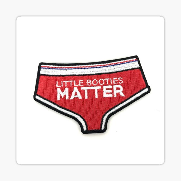 Little Booties Matter Patch Design Sticker