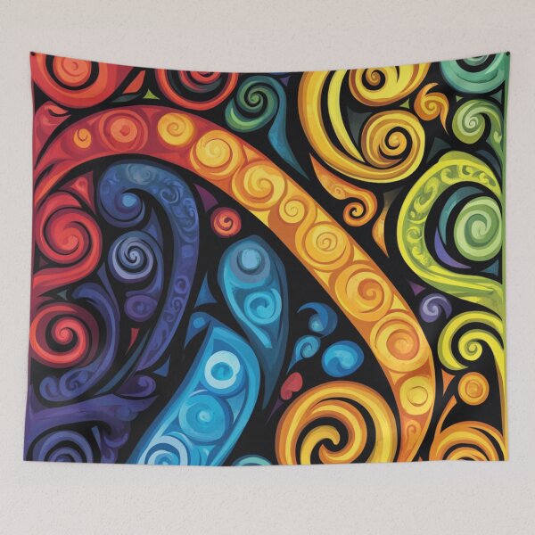 Item preview, New Zealand Māori Paua Pattern Koru Design 240 designed and sold by GrinGalore.
