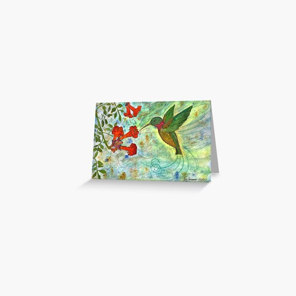 Hummingbird Greeting Card