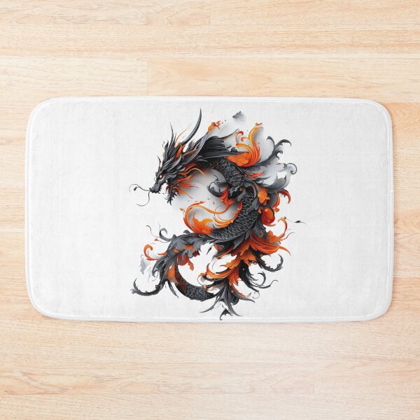 Item preview, A High-Contrast Tattoo Art Vector Illustration of Dragon designed and sold by Rui Mythic Studio.